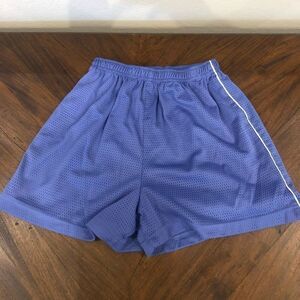 Light purple comfy athletic shorts polyester